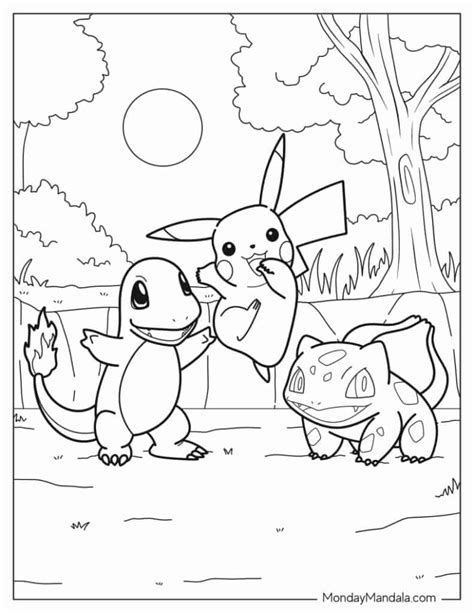 Pokemon coloring pages 